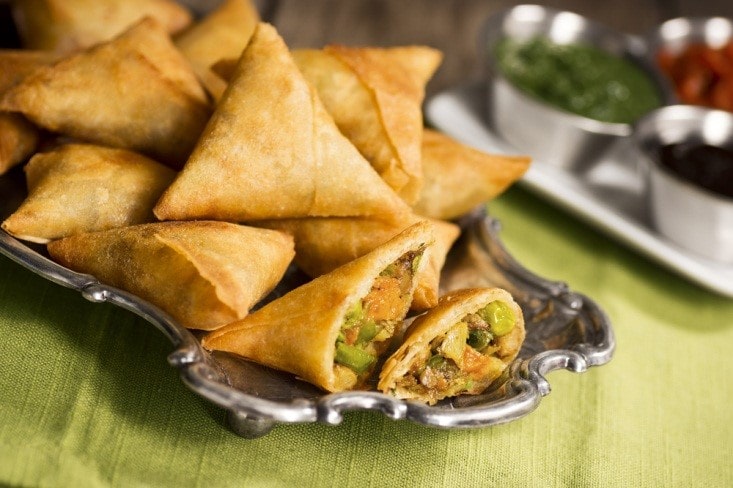 Beef And Vegetable Samosas